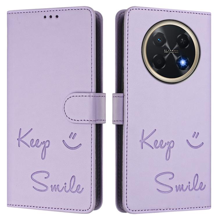 For Huawei Pura 90 Pro Max Smile Embossing RFID Leather Phone Case
