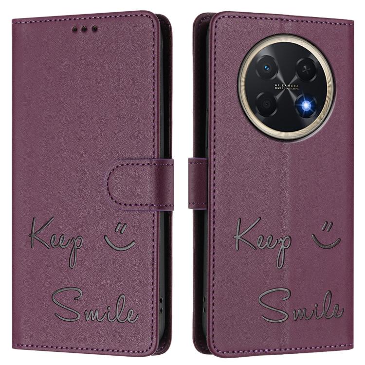 For Huawei Pura 90 Pro Max Smile Embossing RFID Leather Phone Case