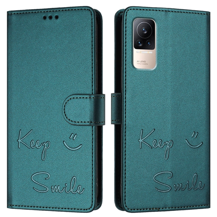 For Xiaomi Civi 1S Smile Embossing RFID Leather Phone Case