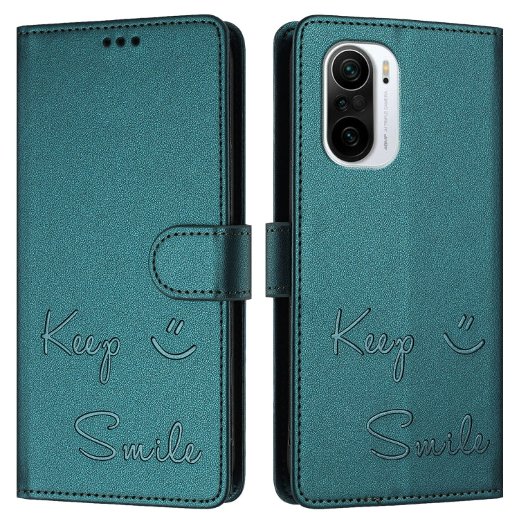 For Xiaomi Mi 11i / 11X / 11X Pro Smile Embossing RFID Leather Phone Case
