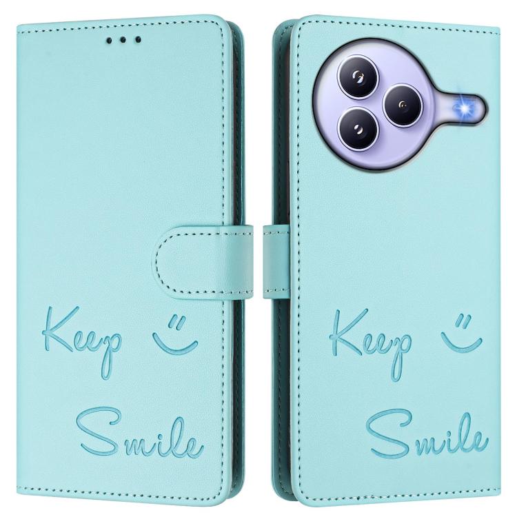 For Xiaomi Civi 5 Pro 5G Smile Embossing RFID Leather Phone Case