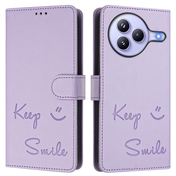 For Xiaomi Civi 5 Pro 5G Smile Embossing RFID Leather Phone Case