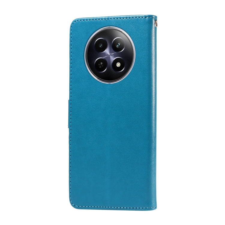 For Realme 12 5G / 12x 5G / C65 5G Global Embossed Butterfly Flowers Leather Phone Case