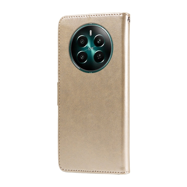 For Realme 12+ / Narzo 70 / Narzo 70 Pro India Embossed Butterfly Flowers Leather Phone Case