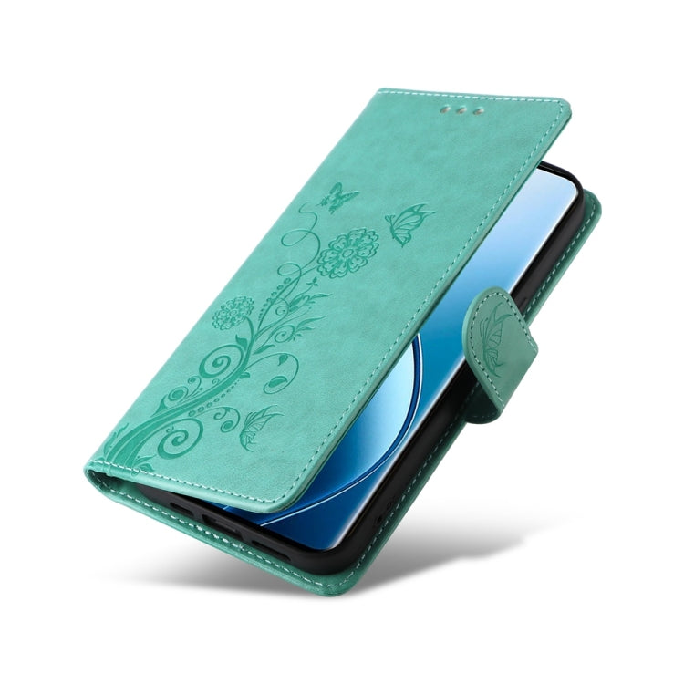 For Realme 13 Pro / 13 Pro+ Embossed Butterfly Flowers Leather Phone Case
