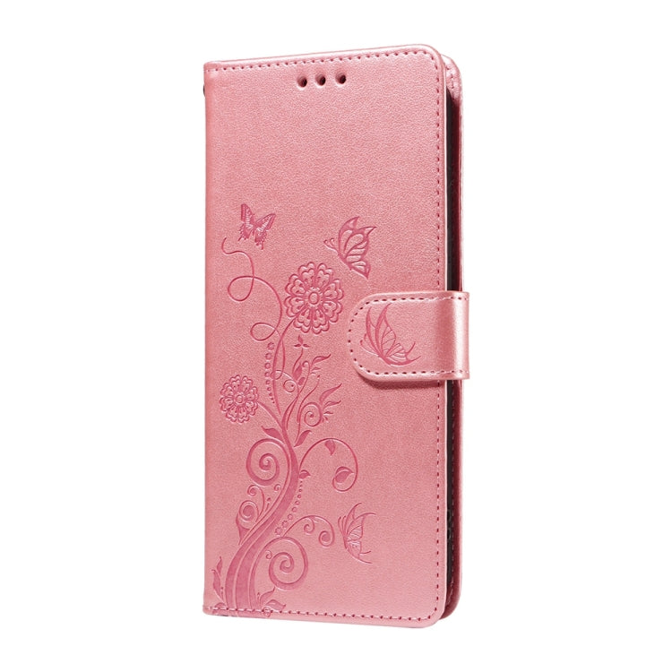 For Realme C55 Embossed Butterfly Flowers Leather Phone Case