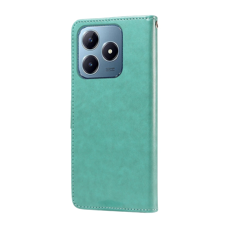 For Realme C61 / C63 / Note 60 Embossed Butterfly Flowers Leather Phone Case