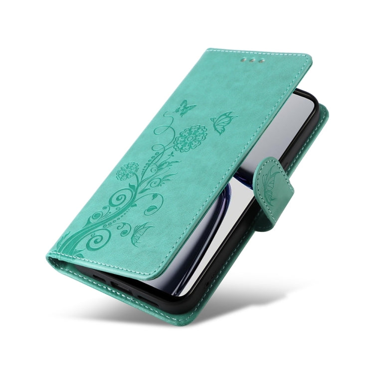 For Realme C65 4G Global Embossed Butterfly Flowers Leather Phone Case
