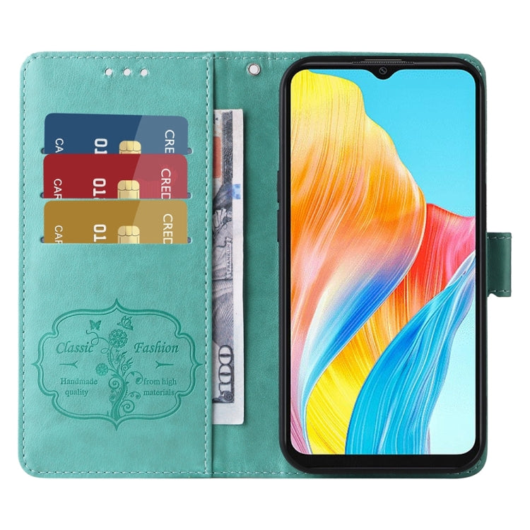 For Realme C67 4G / 12 Lite 4G Global Embossed Butterfly Flowers Leather Phone Case