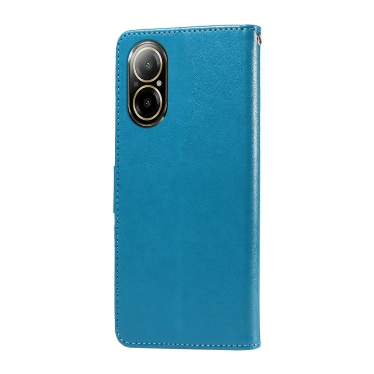 For Realme C67 4G / 12 Lite 4G Global Embossed Butterfly Flowers Leather Phone Case