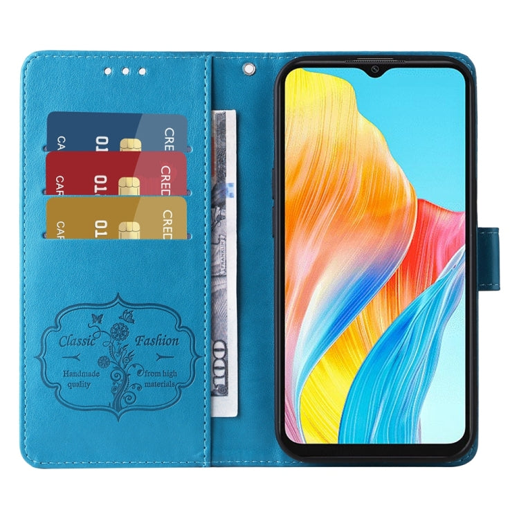 For Realme C67 4G / 12 Lite 4G Global Embossed Butterfly Flowers Leather Phone Case