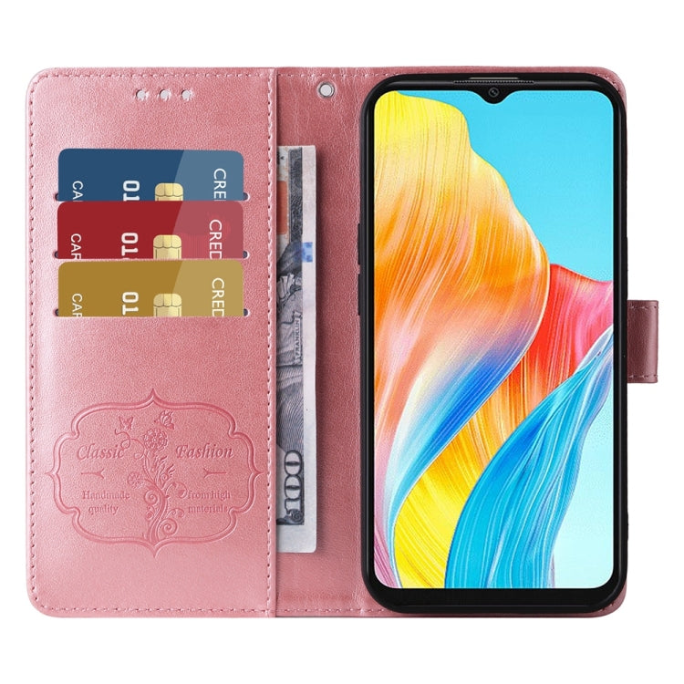 For Realme C67 4G / 12 Lite 4G Global Embossed Butterfly Flowers Leather Phone Case