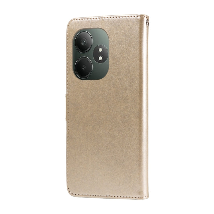 For Realme GT 6 / GT Neo6 SE Embossed Butterfly Flowers Leather Phone Case