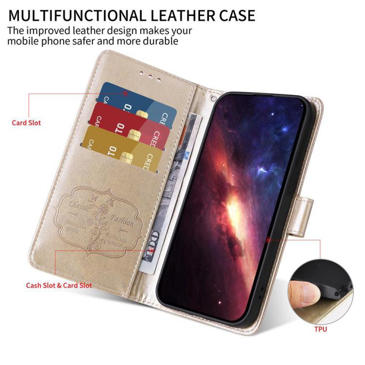 For Realme 15T 5G Embossed Butterfly Flowers Leather Phone Case