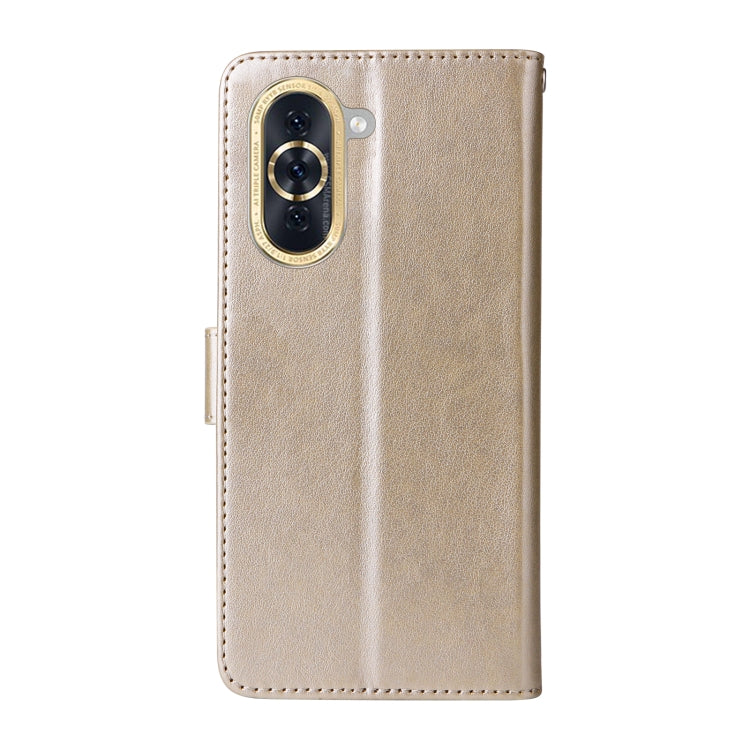 For Huawei nova 10 Embossed Butterfly Flowers Leather Phone Case