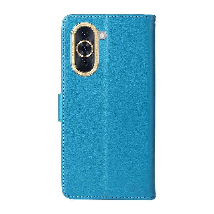 For Huawei nova 10 Embossed Butterfly Flowers Leather Phone Case