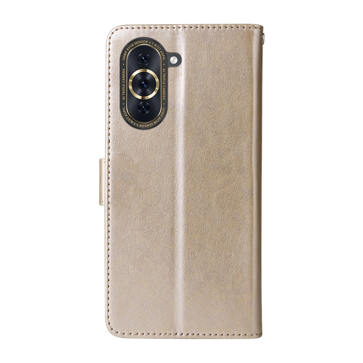 For Huawei nova 10 Pro Embossed Butterfly Flowers Leather Phone Case