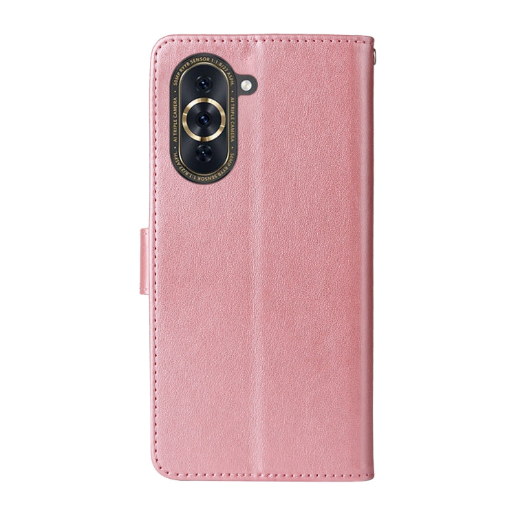 For Huawei nova 10 Pro Embossed Butterfly Flowers Leather Phone Case