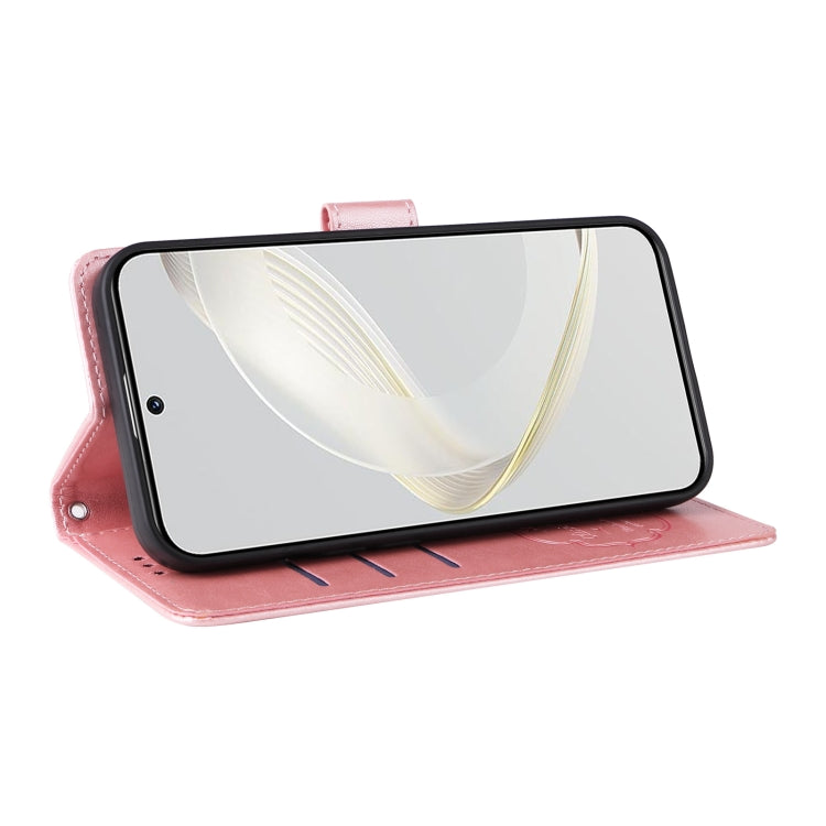 For Huawei nova 11 Pro / nova 11 Ultra Embossed Butterfly Flowers Leather Phone Case