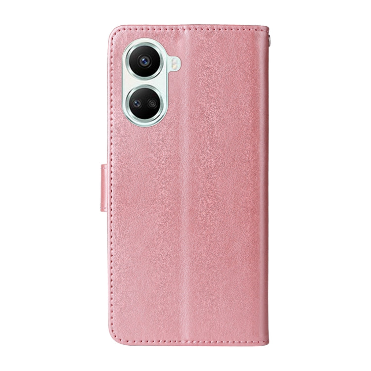 For Huawei nova 10 SE Embossed Butterfly Flowers Leather Phone Case