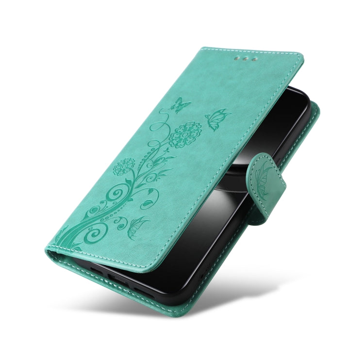For Huawei nova 13 / nova 12 Embossed Butterfly Flowers Leather Phone Case