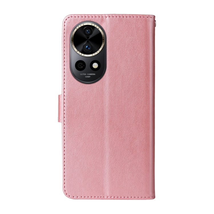For Huawei nova 13 / nova 12 Embossed Butterfly Flowers Leather Phone Case