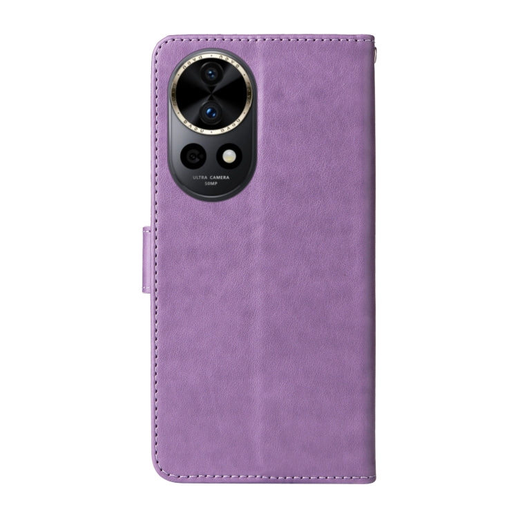 For Huawei nova 12 Pro / nova 12 Ultra Embossed Butterfly Flowers Leather Phone Case