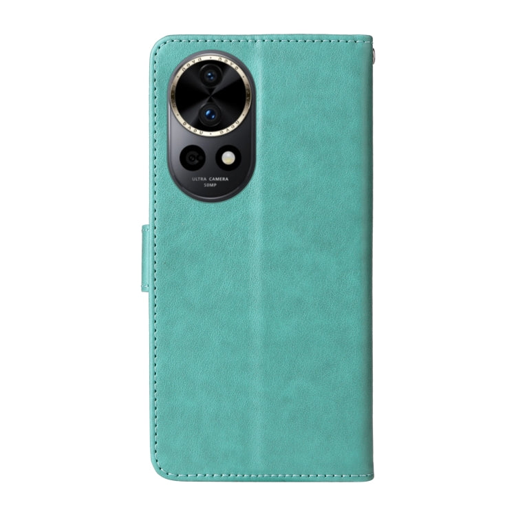 For Huawei nova 12 Pro / nova 12 Ultra Embossed Butterfly Flowers Leather Phone Case
