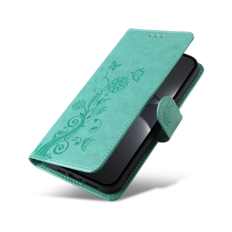 For Huawei nova 13 Pro Embossed Butterfly Flowers Leather Phone Case