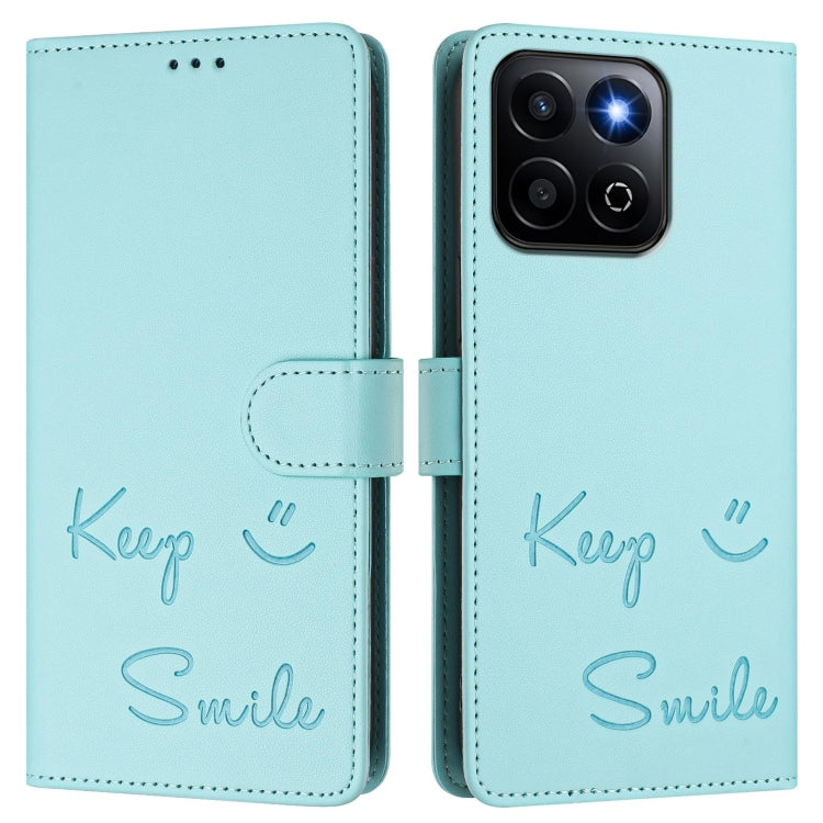 For Honor 200 Smart 5G Global Smile Embossing RFID Leather Phone Case