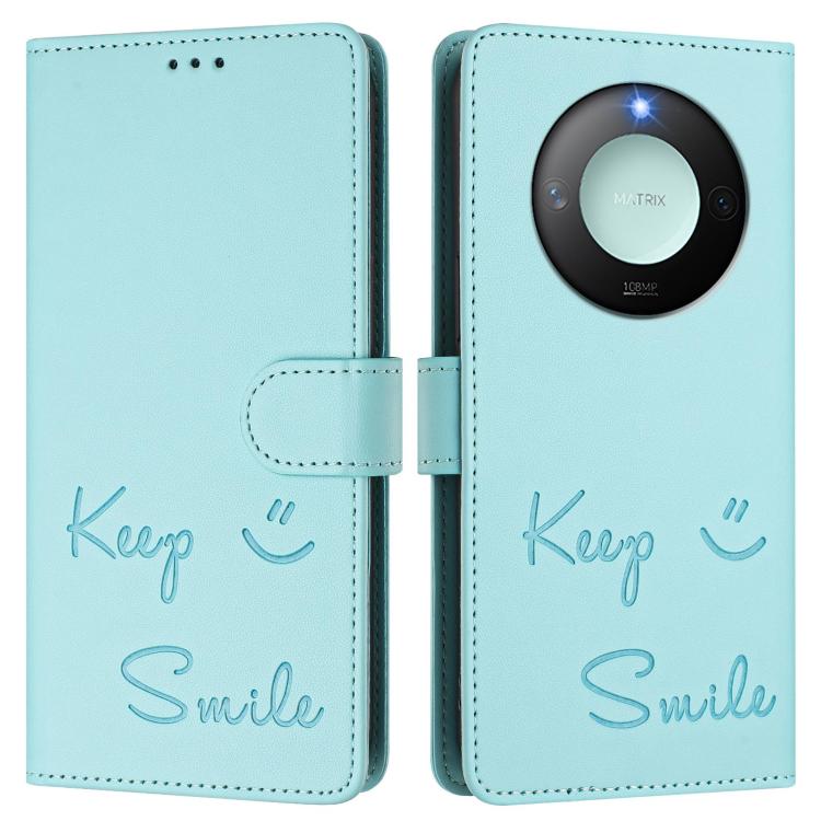 For Honor X9c Smart 5G Smile Embossing RFID Leather Phone Case