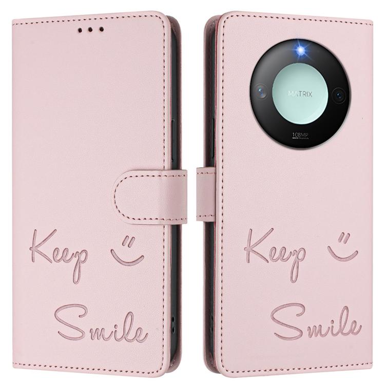 For Honor X9c Smart 5G Smile Embossing RFID Leather Phone Case