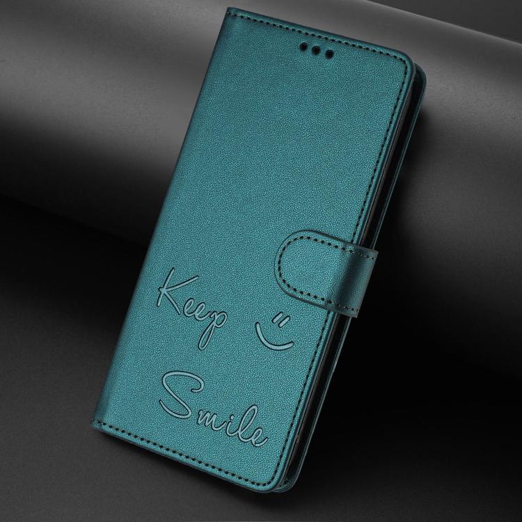 For Honor X5c Plus Smile Embossing RFID Leather Phone Case