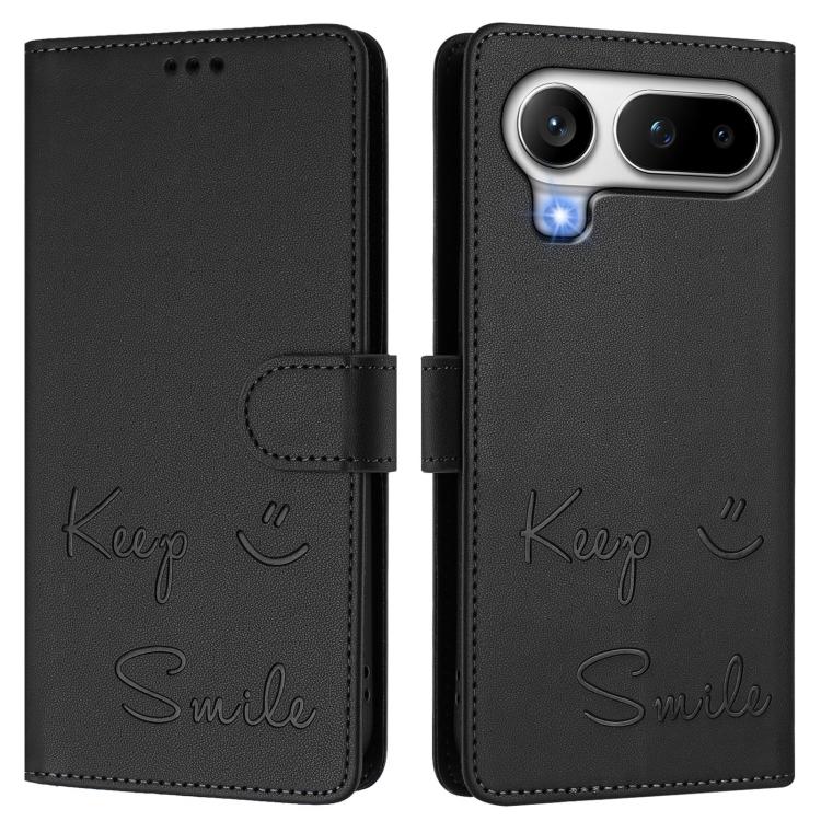 For Honor Magic8 Pro Air 5G Smile Embossing RFID Leather Phone Case