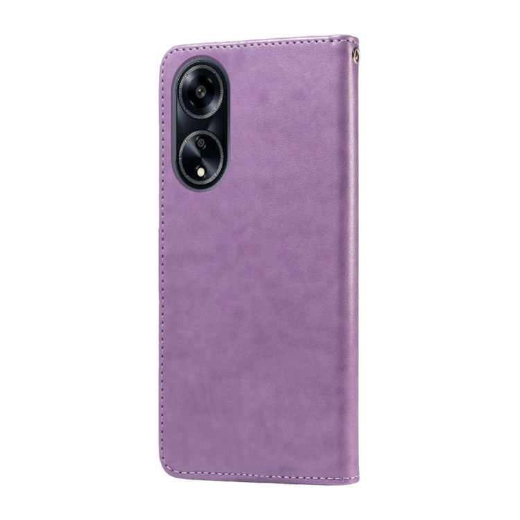 For OPPO A1 / A98 / F23 5G Embossed Butterfly Flowers Leather Phone Case