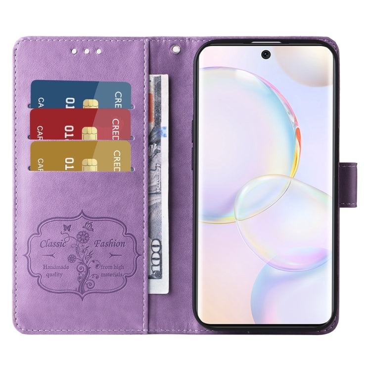 For OPPO A1 / A98 / F23 5G Embossed Butterfly Flowers Leather Phone Case