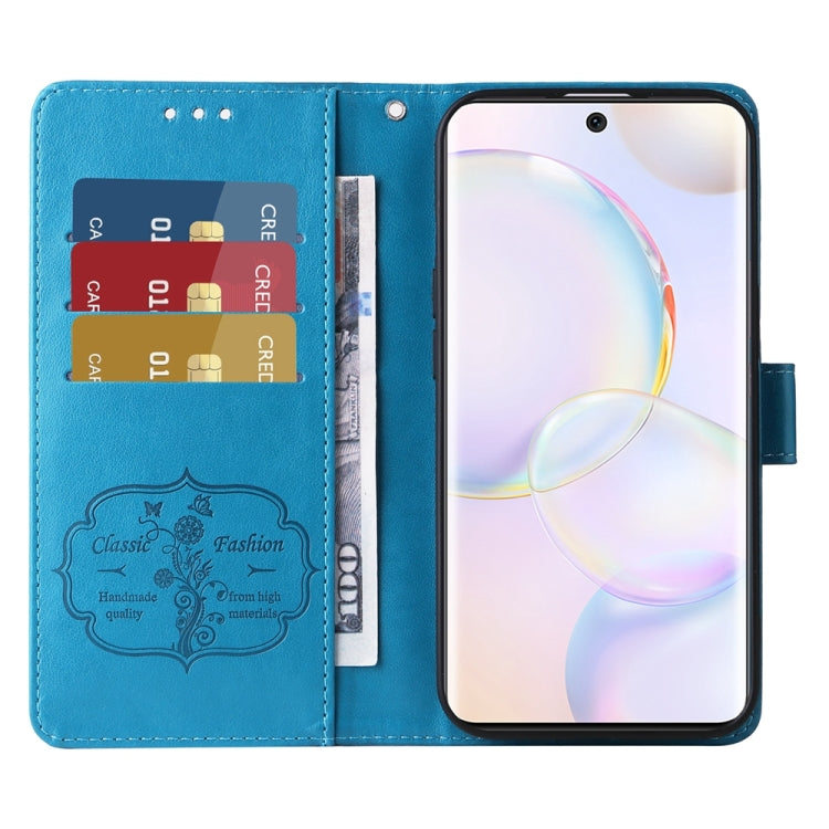 For OPPO A1 / A98 / F23 5G Embossed Butterfly Flowers Leather Phone Case
