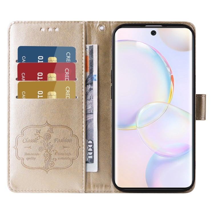 For OPPO A1 / A98 / F23 5G Embossed Butterfly Flowers Leather Phone Case