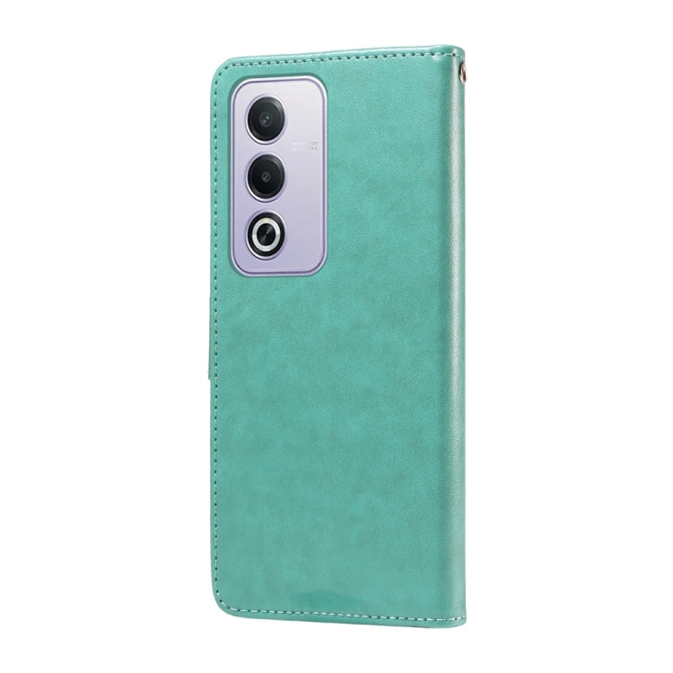 For OPPO A3 Pro 5G Global / India Embossed Butterfly Flowers Leather Phone Case