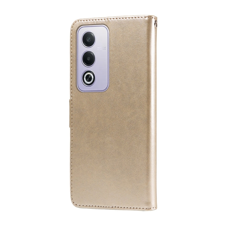 For OPPO A3 Pro 5G Global / India Embossed Butterfly Flowers Leather Phone Case