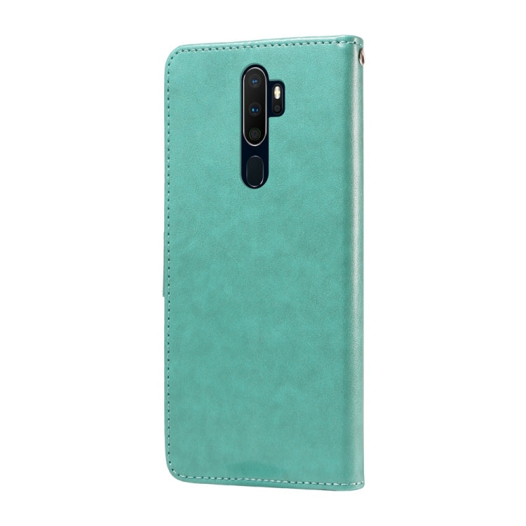For OPPO A9 2020 / A11x / A5 2020 / A11 Embossed Butterfly Flowers Leather Phone Case