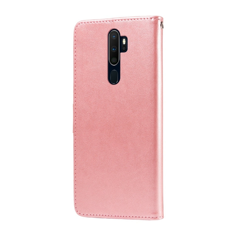 For OPPO A9 2020 / A11x / A5 2020 / A11 Embossed Butterfly Flowers Leather Phone Case