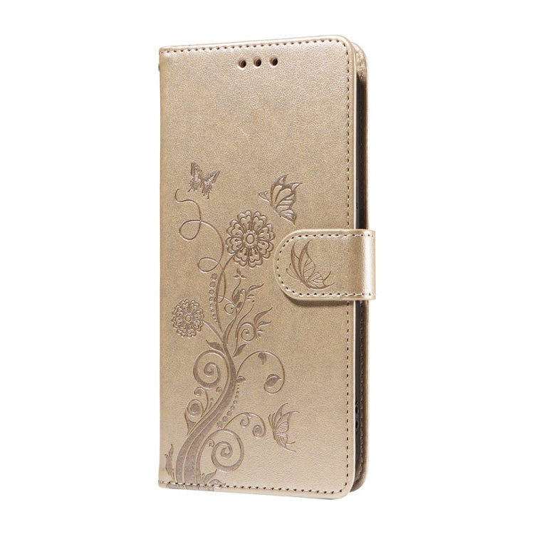 For OPPO A12 / A12s / A11k Embossed Butterfly Flowers Leather Phone Case