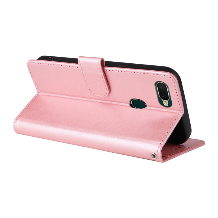 For OPPO A12 / A12s / A11k Embossed Butterfly Flowers Leather Phone Case