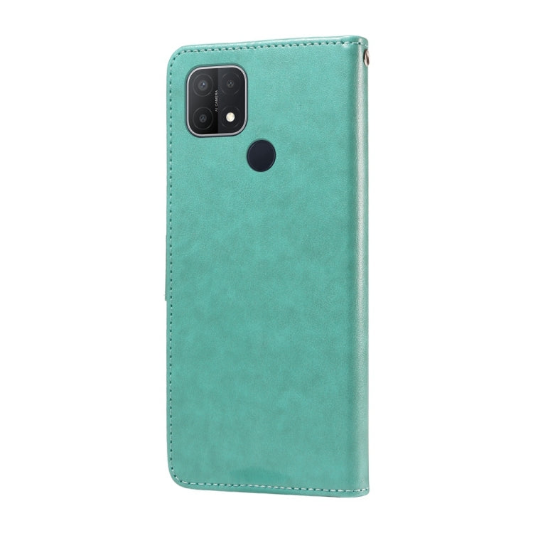 For OPPO A15 4G India / A15s / A16k / A16e Embossed Butterfly Flowers Leather Phone Case
