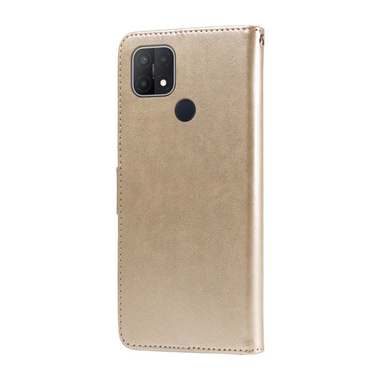 For OPPO A15 4G India / A15s / A16k / A16e Embossed Butterfly Flowers Leather Phone Case