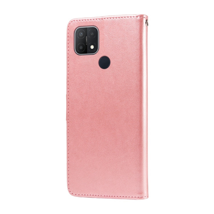 For OPPO A15 4G India / A15s / A16k / A16e Embossed Butterfly Flowers Leather Phone Case