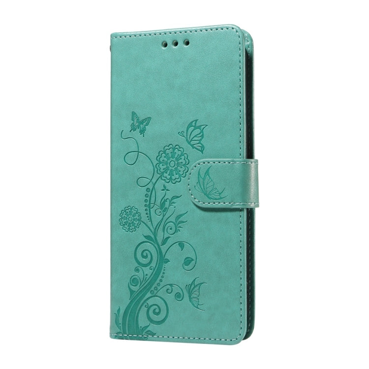 For OPPO A58 4G Embossed Butterfly Flowers Leather Phone Case