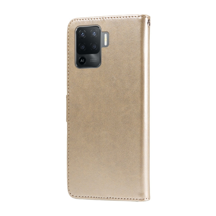 For OPPO A94 4G / 5G / A95 5G / F19 Pro Embossed Butterfly Flowers Leather Phone Case