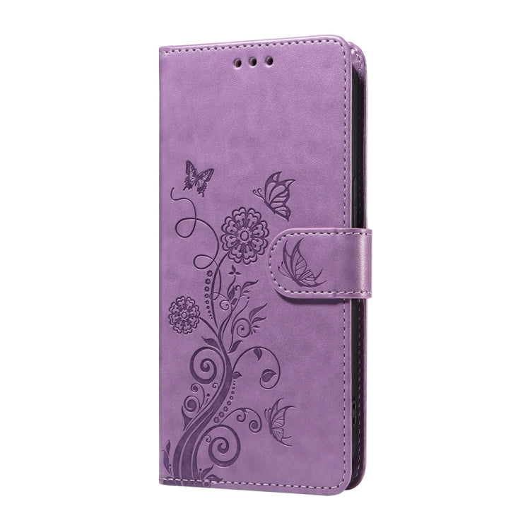 For OPPO Reno10 Pro+ Global Embossed Butterfly Flowers Leather Phone Case